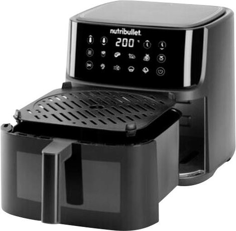 NUTRiBULLET NBA0811DG Forrólevegős fritőz 8 l Időzítő funkció, BPA mentes Sötétszürke