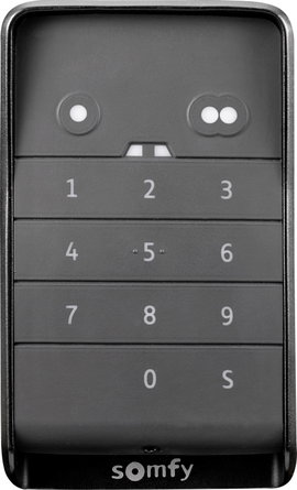 Somfy 1870929 számkódos ajtózár IP55 868.3 MHz, 868.95 MHz Fali