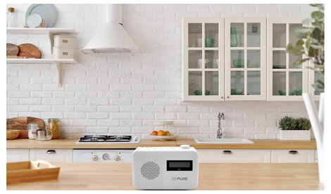 Pure Elan One2 Cotton White EU/UK/AU Táskarádió DAB+, FM Bluetooth®, DAB+ Fehér 8. kép