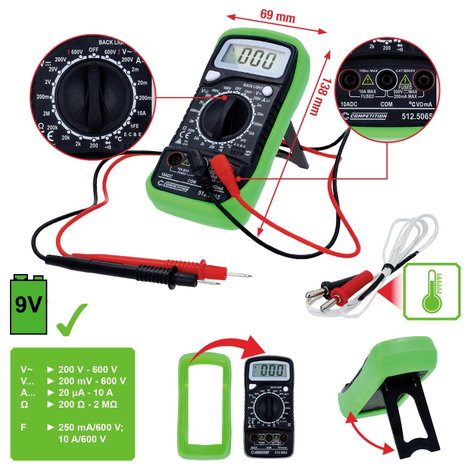 KS Tools Kézi multiméter 5. kép