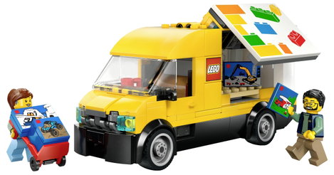 LEGO® CITY 60500 A LEGO szállító furgon (60500) építőkészlet gyerekeknek 2. kép