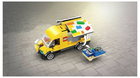 LEGO® CITY 60500 A LEGO szállító furgon (60500) építőkészlet gyerekeknek 4. kép