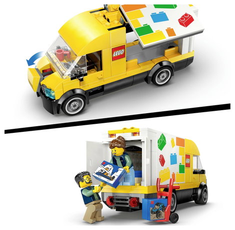 LEGO® CITY 60500 A LEGO szállító furgon (60500) építőkészlet gyerekeknek 5. kép