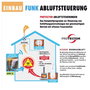 Protector Vezeték nélküli szellőzés vezérlő ASK-6020 1000 W Fehér 3. bélyegkép