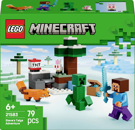 LEGO® MINECRAFT 21583 Steve kalandjai a tajgában (21583)