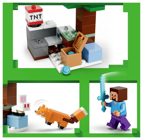LEGO® MINECRAFT 21583 Steve kalandjai a tajgában (21583) 7. kép