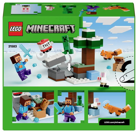 LEGO® MINECRAFT 21583 Steve kalandjai a tajgában (21583) 8. kép