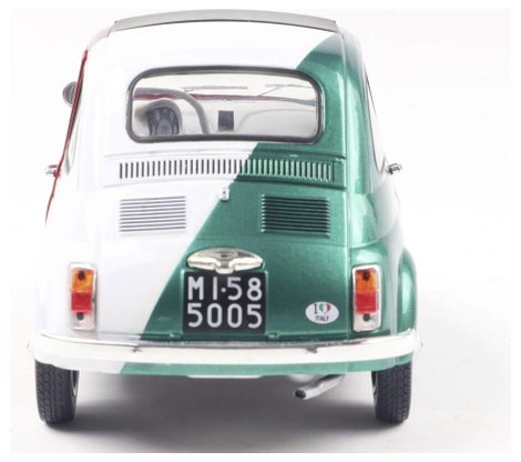 Solido Személygépkocsi modell Fiat 500 TISZTELET OLASZORSZÁGNAK 1965 Kész modell Személygépkocsi mod 5. kép