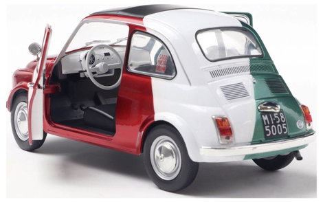 Solido Személygépkocsi modell Fiat 500 TISZTELET OLASZORSZÁGNAK 1965 Kész modell Személygépkocsi mod 6. kép
