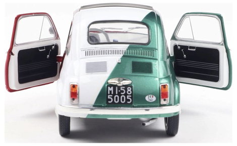 Solido Személygépkocsi modell Fiat 500 TISZTELET OLASZORSZÁGNAK 1965 Kész modell Személygépkocsi mod 8. kép