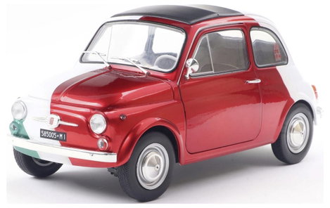 Solido Személygépkocsi modell Fiat 500 TISZTELET OLASZORSZÁGNAK 1965 Kész modell Személygépkocsi mod 9. kép