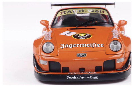 Solido Személygépkocsi modell Porsche RWB BODYKIT JÄGERMEISTER narancs Kész modell Személygépkocsi m 4. kép