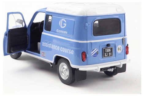 Solido Személygépkocsi modell Renault 4LF4 GORDINI SZERVIZ kék Kész modell Személygépkocsi modell 5. kép