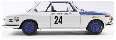 Solido Személygépkocsi modell BMW 2002-es TII #24 fehér Kész modell Személygépkocsi modell 3. kép