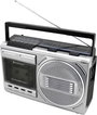 soundmaster Kazettás rádió FM, AM Kazetta, USB, URH, MW, KW, Bluetooth®, AUX Fekete, Ezüst bélyegkép