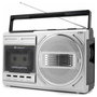 soundmaster Kazettás rádió FM, AM Kazetta, USB, URH, MW, KW, Bluetooth®, AUX Fekete, Ezüst 3. bélyegkép