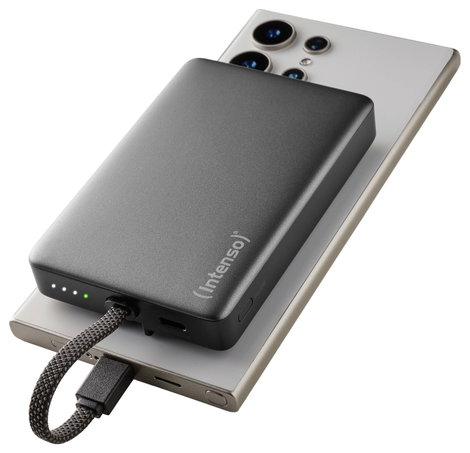 Intenso Intenso Power Bank MC10000 grey Powerbank 10000 mAh Lítiumion Szürke 8. kép