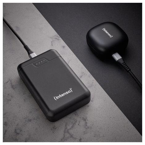 Intenso Intenso Power Bank B10000 black Powerbank 10000 mAh Lítiumion USB-A, USB-C® Fekete 9. kép