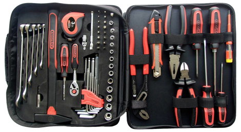 KS Tools 1/4 Universal-Werkzeugtasche, 62-tlg 917.0062 Szerszámkészlet 2. kép