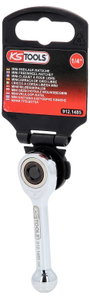 KS Tools 1/4 Mini-Freilauf-Ratsche 912.1485 Bit racsni 3. bélyegkép
