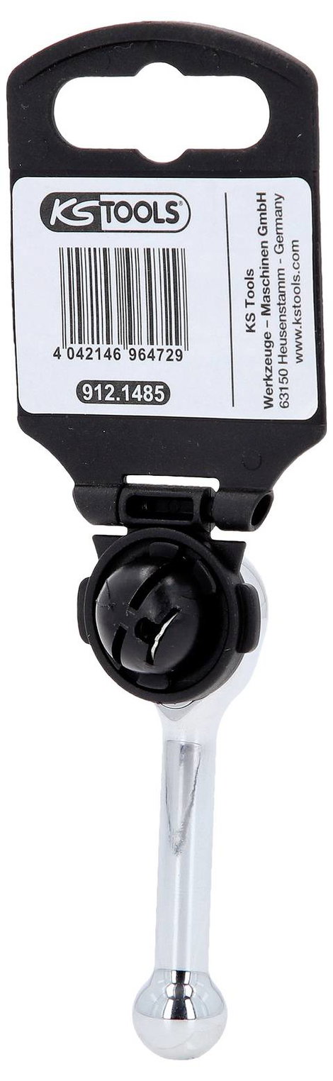 KS Tools 1/4 Mini-Freilauf-Ratsche 912.1485 Bit racsni 4. kép