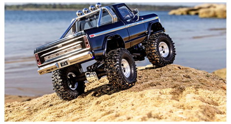 Traxxas TRX-4M Ford F-150 High Trail Edition 1:18 Brushed RC modellautó Elektro Crawler 4WD RtR 2,4 2. kép