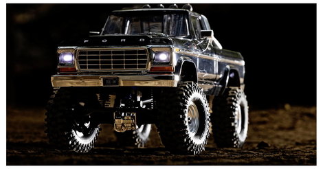 Traxxas TRX-4M Ford F-150 High Trail Edition 1:18 Brushed RC modellautó Elektro Crawler 4WD RtR 2,4 3. kép