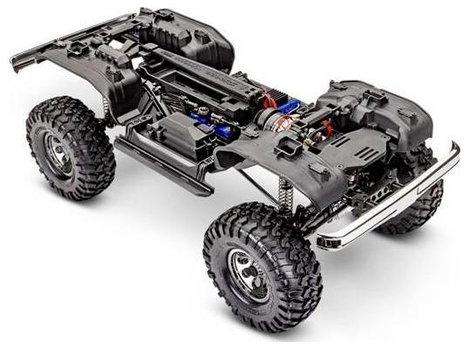 Traxxas TRX-4 Chevrolet K10 1:10 Brushed RC modellautó Elektro Monstertruck 4WD RtR 2,4 GHz 2. kép