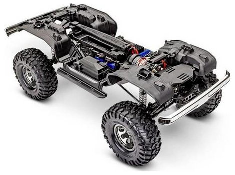 Traxxas TRX-4 Chevrolet K10 1:10 Brushed RC modellautó Elektro Monstertruck 4WD RtR 2,4 GHz 4. kép