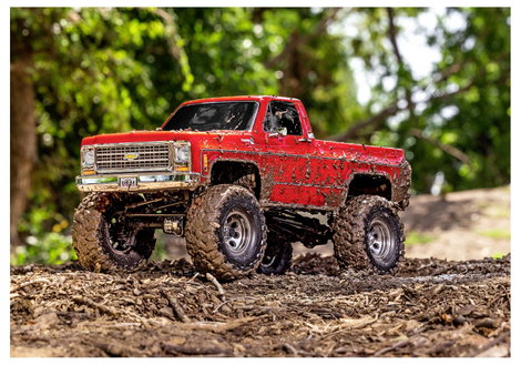 Traxxas TRX-4 Chevrolet K10 1:10 Brushed RC modellautó Elektro Monstertruck 4WD RtR 2,4 GHz 9. kép
