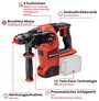 Einhell Professional TP-HD 36/30 Li BL +4 - Solo SDS-Plus-Akkus fúrókalapács 36 V 3.0 Ah Lítiumion k 4. bélyegkép