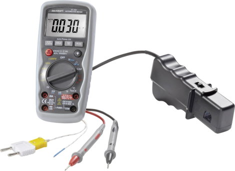Digitális autós multiméter, autóvillamossági mérőműszer, 10A AC/DC Voltcraft AT-400 2. kép
