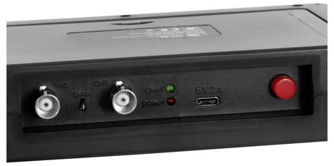 PCE Instruments PCE-OC 6 Digitális oszcilloszkóp 100 MHz 1 GSa/mp 30 kpts 240000 bit Kézi készülék 1 4. kép