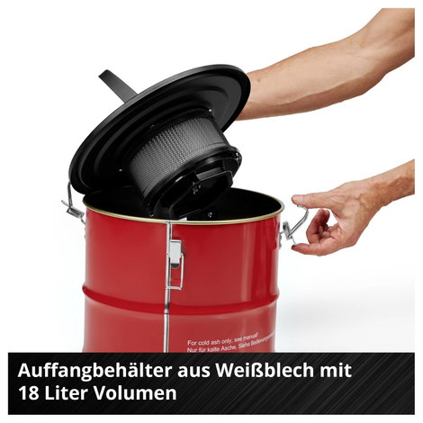 Einhell TC-AV 1830 D 2351662 Hamu szívó 18 l 4. kép