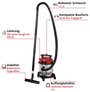 Einhell TC-VC 1240 S 2347400 Nedves-/száraz porszívó 12 l 3. bélyegkép