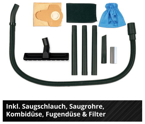 Einhell TC-VC 2045 S 2347410 Nedves-/száraz porszívó 20 l 4. kép