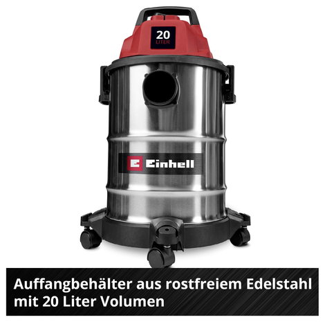 Einhell TC-VC 2045 S 2347410 Nedves-/száraz porszívó 20 l 5. kép