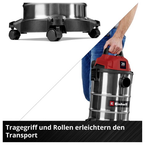 Einhell TC-VC 2045 S 2347410 Nedves-/száraz porszívó 20 l 6. kép