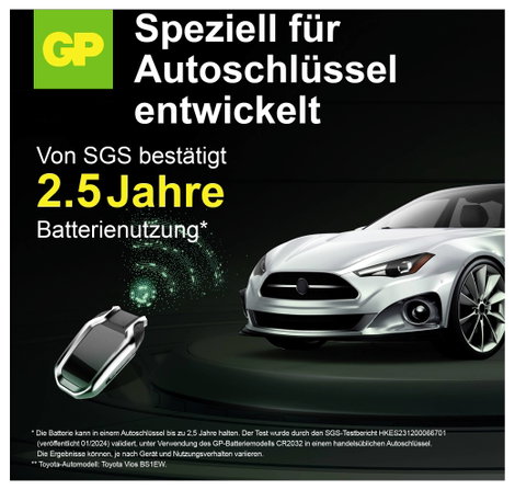 GP Gombelem CR 2032 3 V 10 db 240 mAh Li-MnO2 GP Ultra Plus Batterie Lithium Knopfzelle CR2032 10 St 6. kép