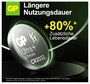 GP Gombelem CR 2032 3 V 10 db 240 mAh Li-MnO2 GP Ultra Plus Batterie Lithium Knopfzelle CR2032 10 St 7. bélyegkép