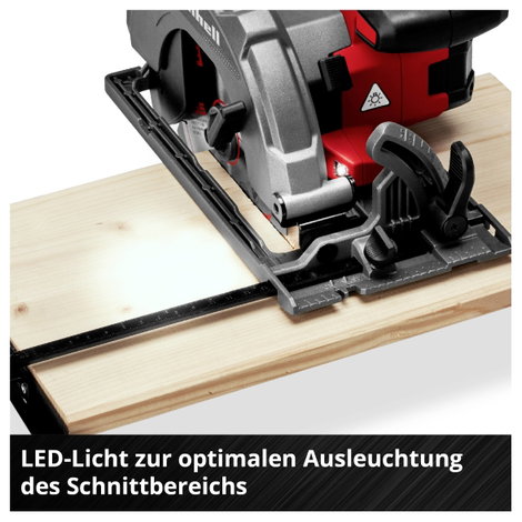 Einhell TE-CS 18/165-2 Li - Solo Akkus kézi körfűrész Vágási mélység max. (90°) 57 mm akku nélkül, t 7. kép
