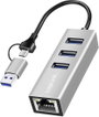 LogiLink UA0440 Hálózati adapter/hub 5 GBit/s USB-C® (USB 3.2 Gen 1) bélyegkép