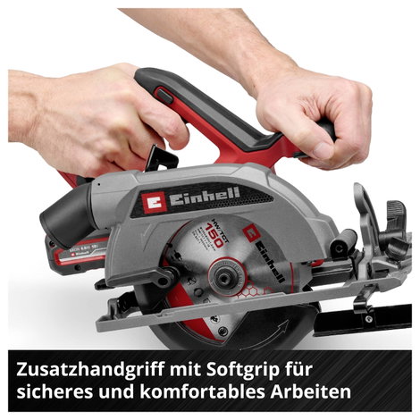 Einhell TE-CS 18/150-2 Li - Solo Akkus kézi körfűrész Vágási mélység max. (90°) 49 mm 18 V 10. kép