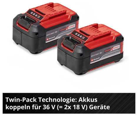 Einhell 4512147 PXC-Starter-Kit Szerszámakku és töltő 18 V 5.2 Ah Lítiumion 10. kép
