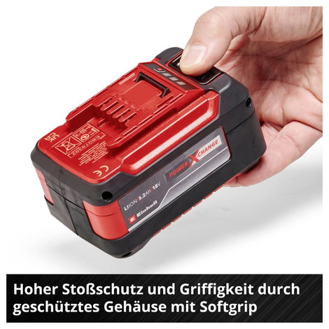 Einhell 4512147 PXC-Starter-Kit Szerszámakku és töltő 18 V 5.2 Ah Lítiumion 6. kép