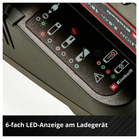 Einhell 4512147 PXC-Starter-Kit Szerszámakku és töltő 18 V 5.2 Ah Lítiumion 8. kép