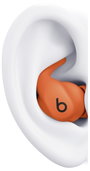 Beats Powerbeats Fit In Ear fejhallgató Élénk narancssárga Noise Cancelling Töltőtok Sport 7. bélyegkép
