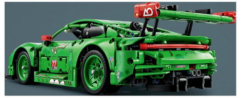 LEGO® TECHNIC 42224 Porsche 911 GT3 R REXY AO versenyautó (42224) 4. kép