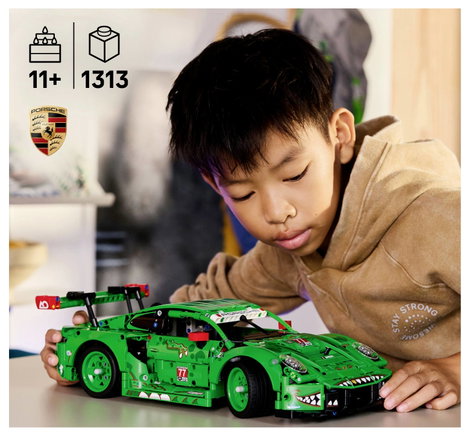 LEGO® TECHNIC 42224 Porsche 911 GT3 R REXY AO versenyautó (42224) 6. kép