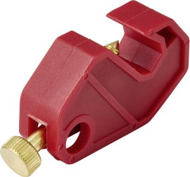 Sygonix SY-6872532 Reteszelés 34.4 mm Piros